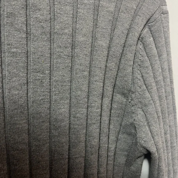 2000s Grey Fitted Button Up Cardigan - Picture 4 of 5